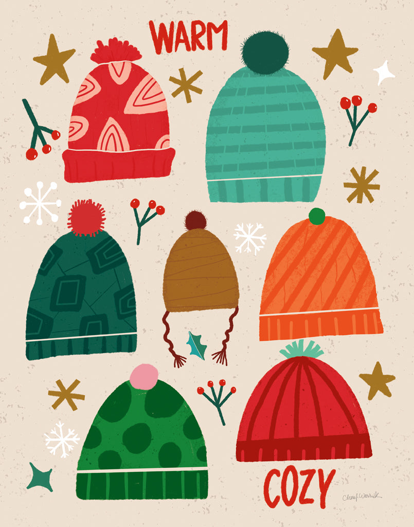 Reproduction of Winter Fun III by Cheryl Warrick - Wall Decor Art