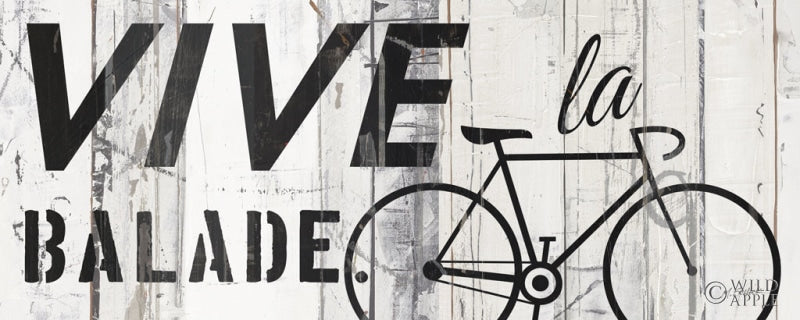 Reproduction of Viva la Balade by Mike Schick - Wall Decor Art