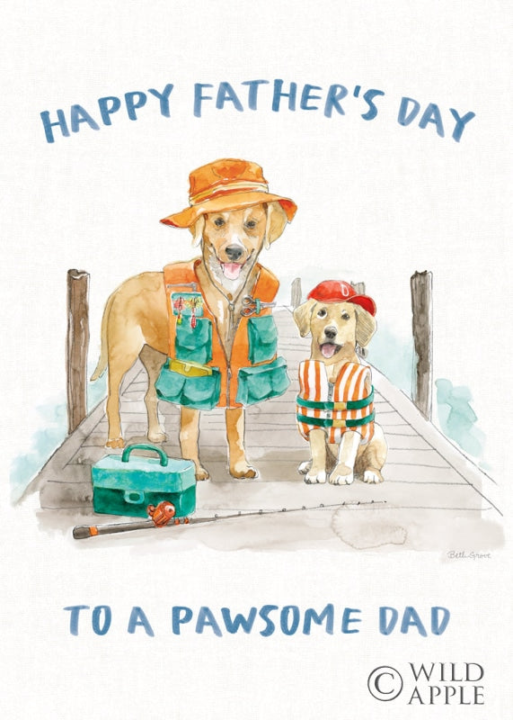 Reproduction of Summer Fun III Fathers Day by Beth Grove - Wall Decor Art