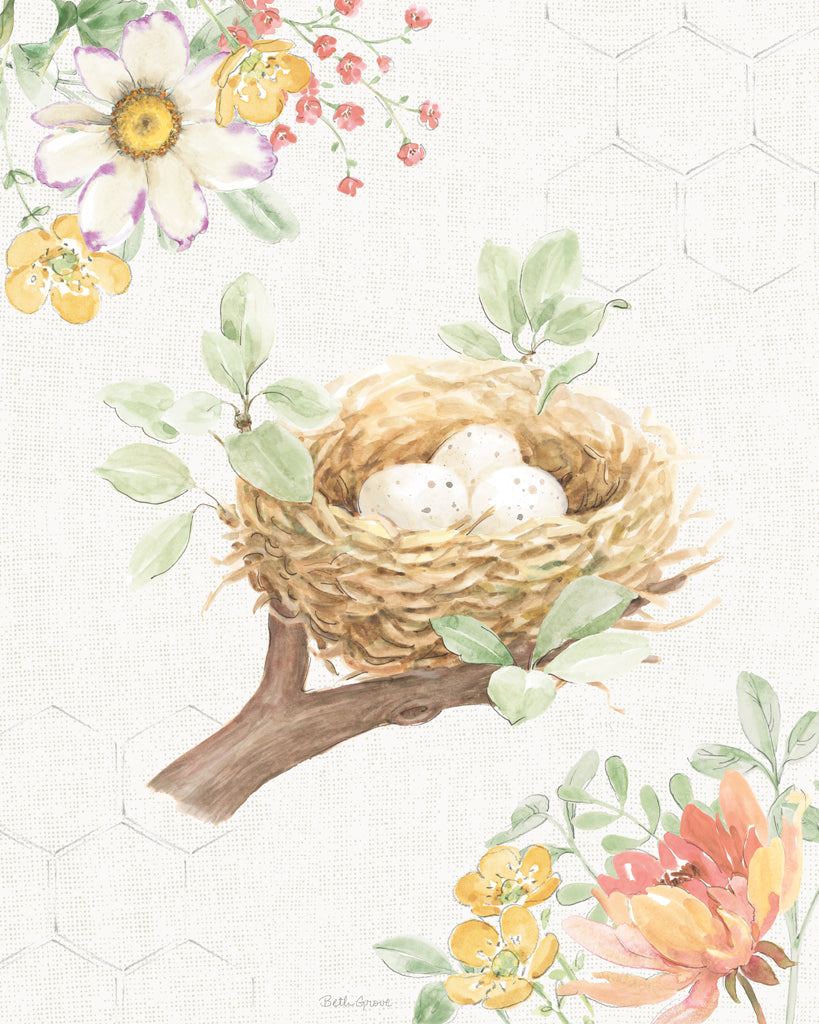 Reproduction of Afternoon in the Garden V by Beth Grove - Wall Decor Art