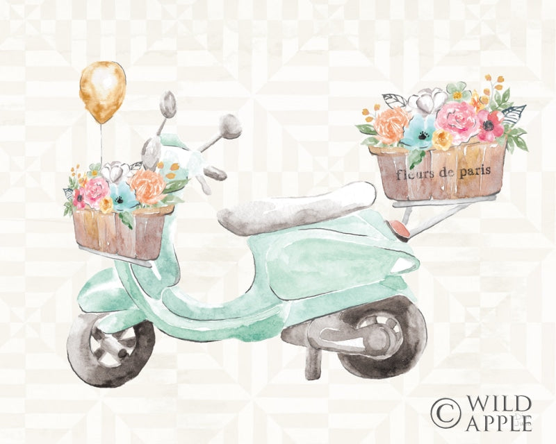 Reproduction of World Tour XVI by Dina June - Wall Decor Art