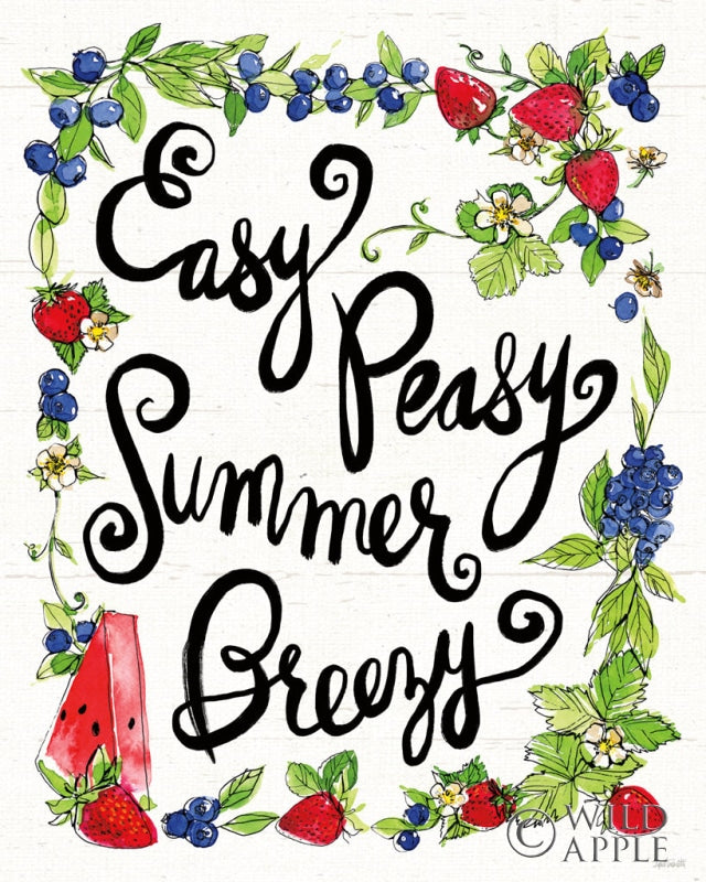 Reproduction of Sweet Summer VIII by Anne Tavoletti - Wall Decor Art