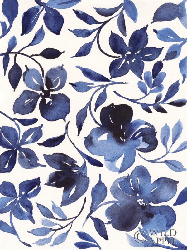 Reproduction of Feeling Blue II by Cheryl Warrick - Wall Decor Art