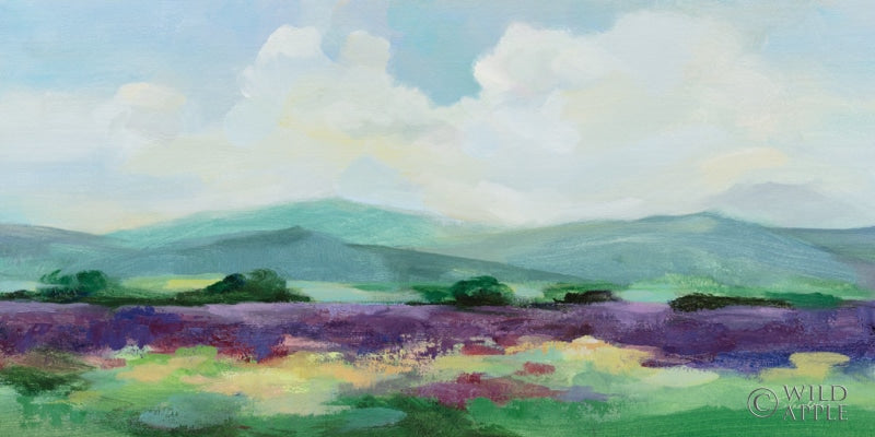 Reproduction of May Lavender Field II by Silvia Vassileva - Wall Decor Art