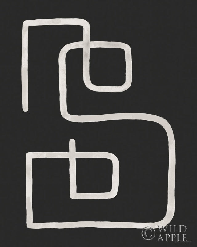 Reproduction of Abstract Squiggle I Dark by Beth Grove - Wall Decor Art