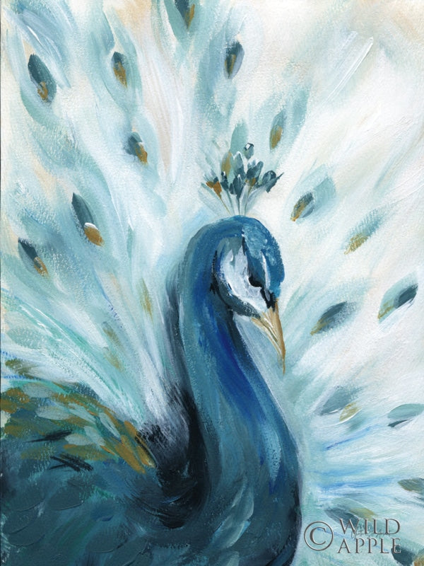 Reproduction of Pretty Peacocks I by Yvette St. Amant - Wall Decor Art