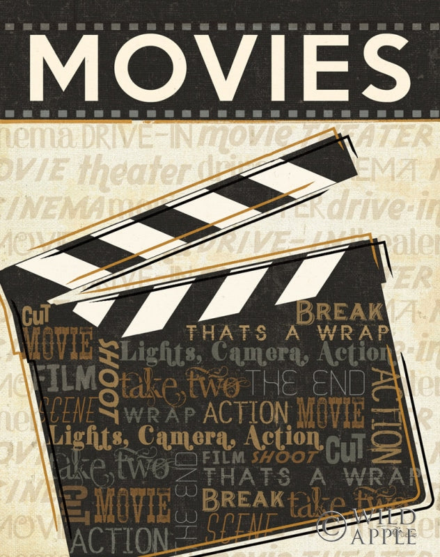 Reproduction of Cinema II by Pela Studio - Wall Decor Art