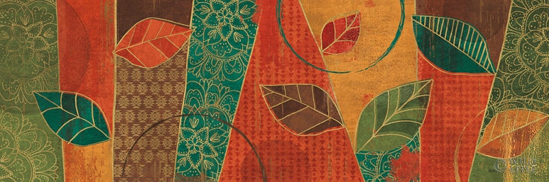 Reproduction of Bohemian Leaves IV by Veronique Charron - Wall Decor Art