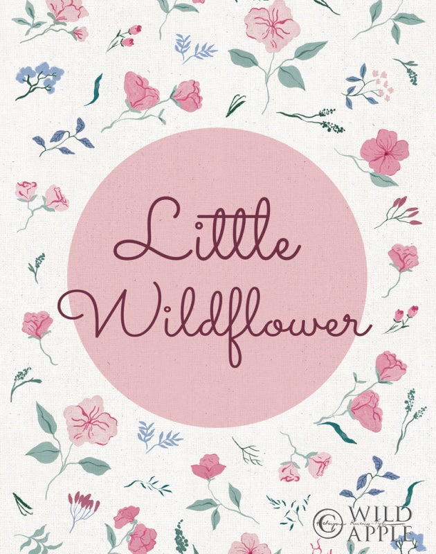 Reproduction of French Garden V Wildflower by Kasia Kucwaj-Tybur - Wall Decor Art