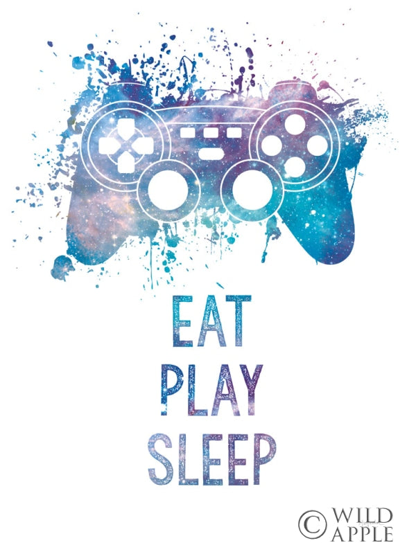 Reproduction of Gamer Splash III Play by Mary Urban - Wall Decor Art