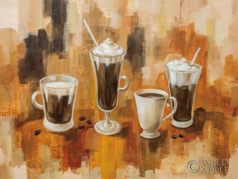 Reproduction of Abstract Coffee I by Silvia Vassileva - Wall Decor Art