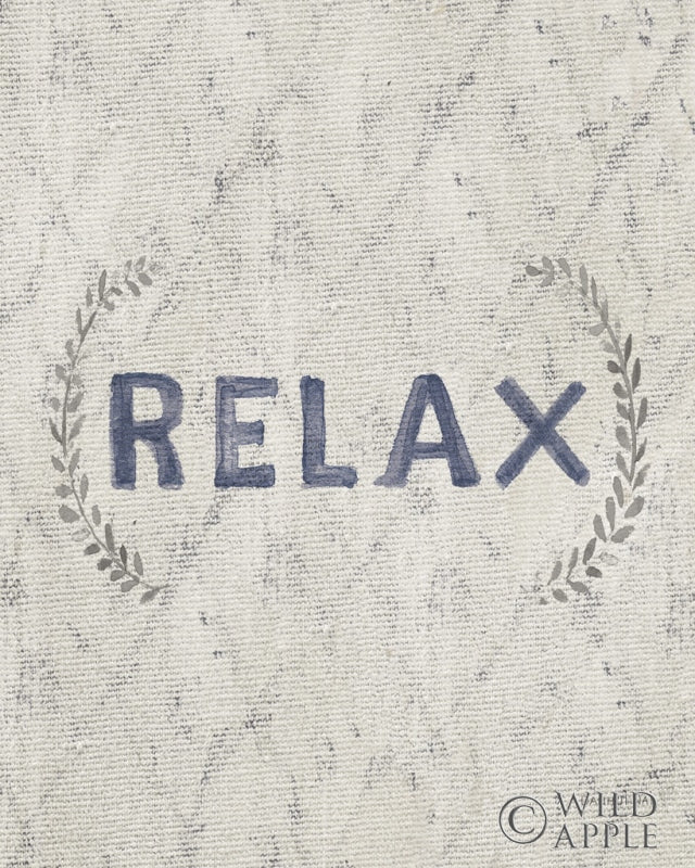 Reproduction of Victorian Bath Words II Vertical by Danhui Nai - Wall Decor Art