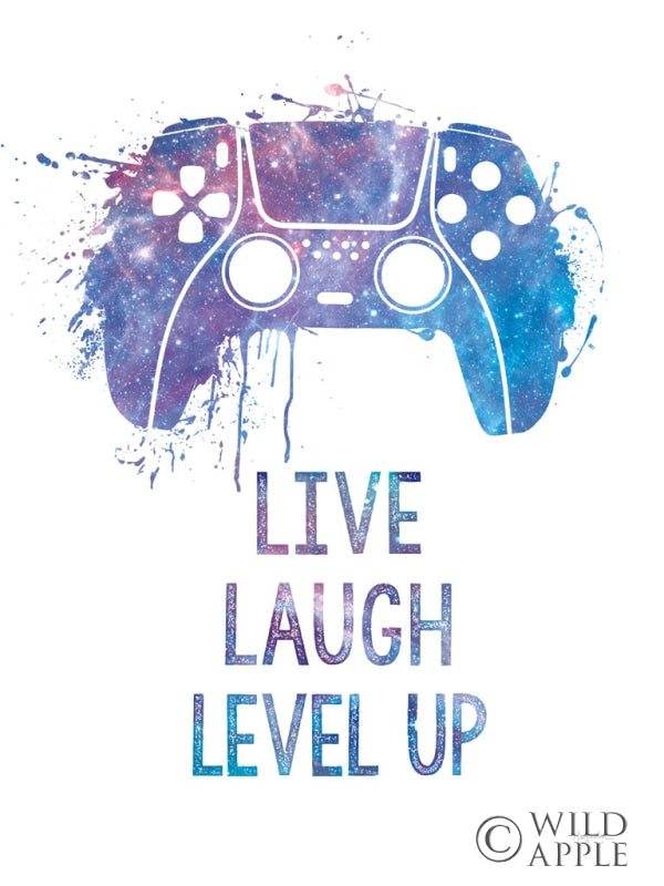 Reproduction of Gamer Splash II Live by Mary Urban - Wall Decor Art