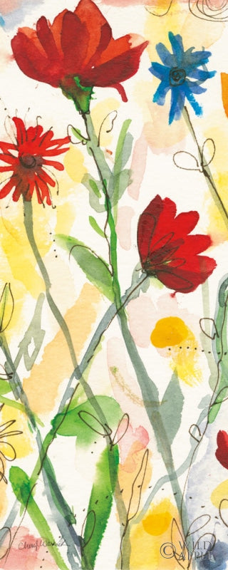 Reproduction of Sarahs Garden Panel II by Cheryl Warrick - Wall Decor Art