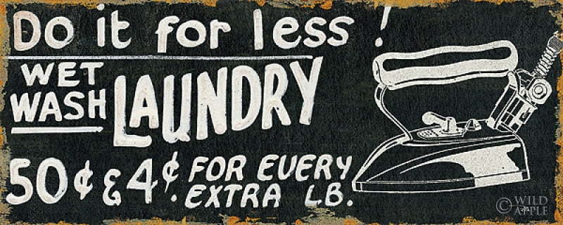 Reproduction of Vintage Sign I by Pela - Wall Decor Art