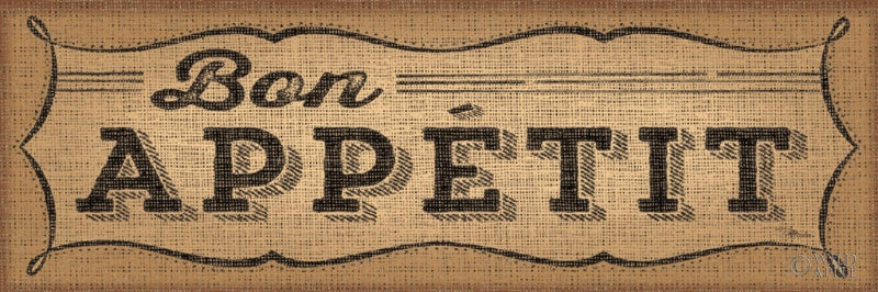 Reproduction of La Cuisine Burlap I by Pela Studio - Wall Decor Art