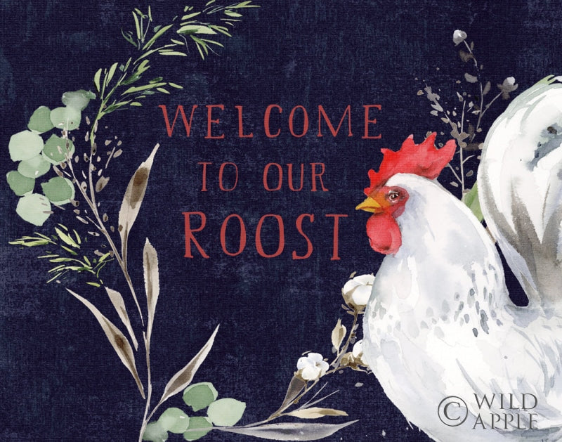 Reproduction of Home to Roost VII by Katrina Pete - Wall Decor Art