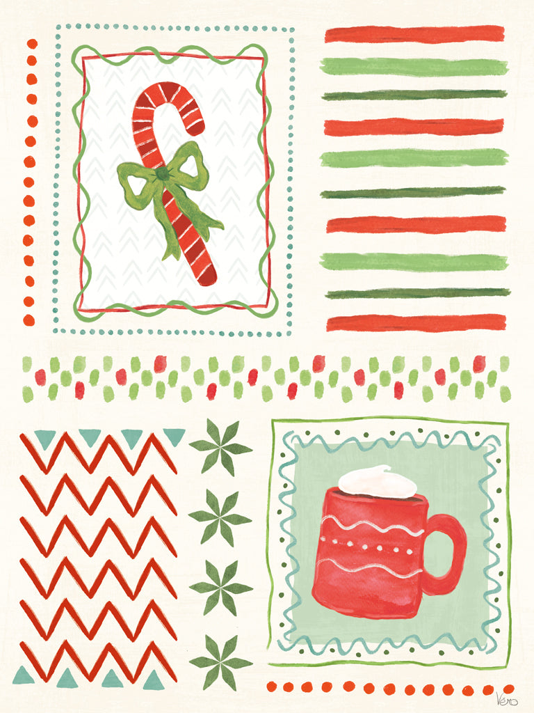 Reproduction of Bright Whimsy I by Veronique Charron - Wall Decor Art