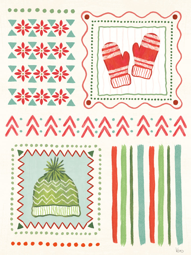 Reproduction of Bright Whimsy II by Veronique Charron - Wall Decor Art