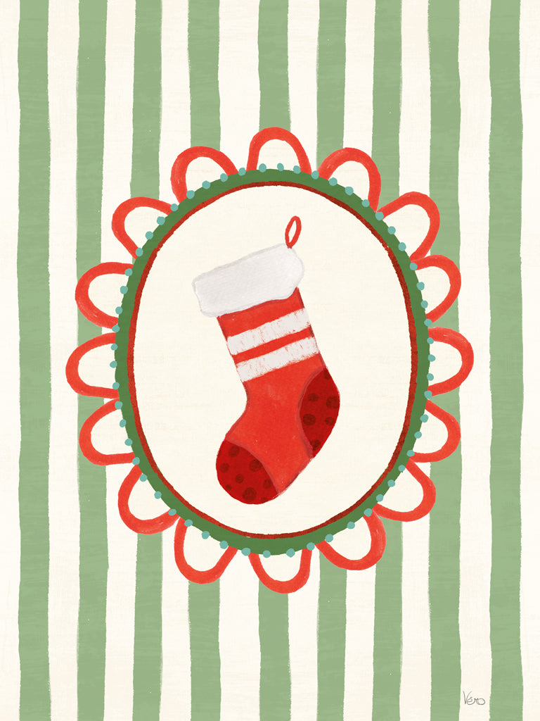 Reproduction of Bright Whimsy IV by Veronique Charron - Wall Decor Art