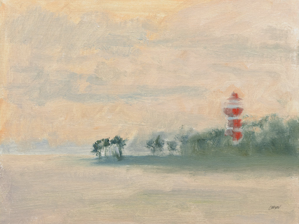 Reproduction of Lighthouse Fog by Carson Overstreet - Wall Decor Art