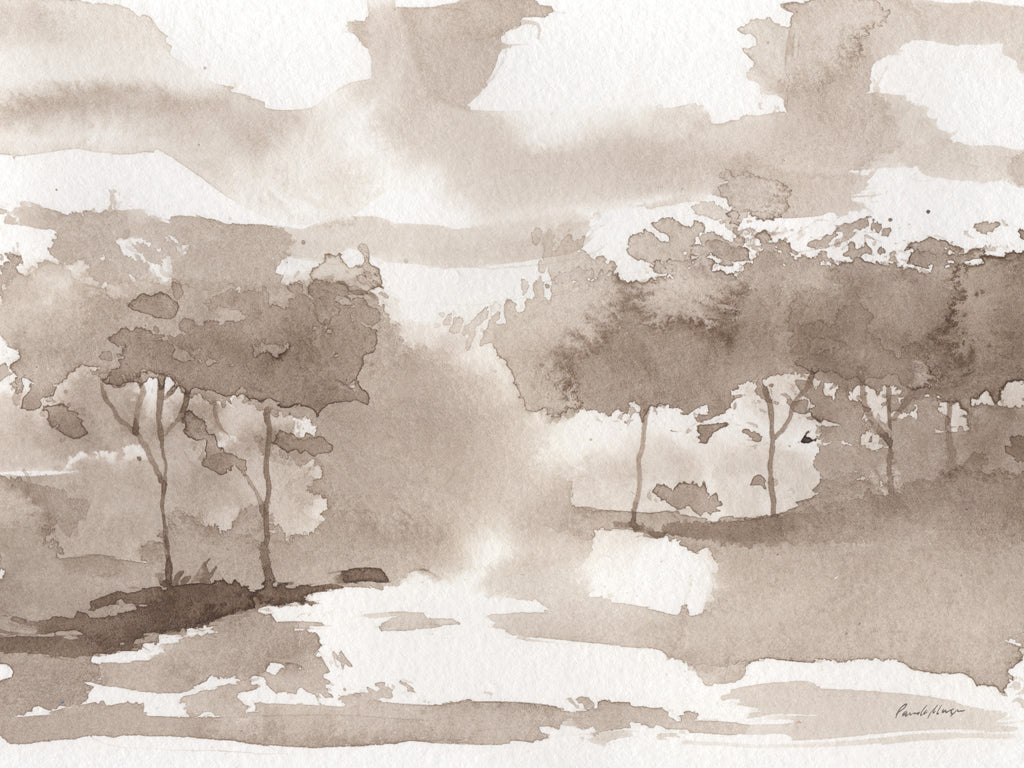 Reproduction of Sepia Trees by Pamela Munger - Wall Decor Art