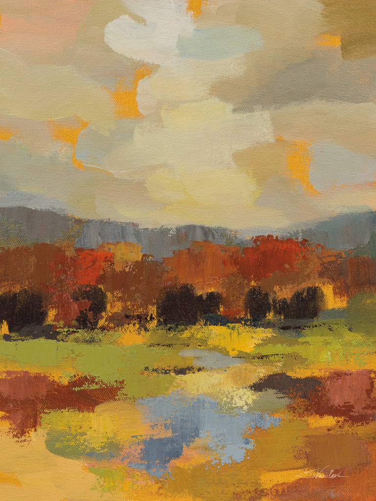 Reproduction of Marigold Landscape I by Silvia Vassileva - Wall Decor Art