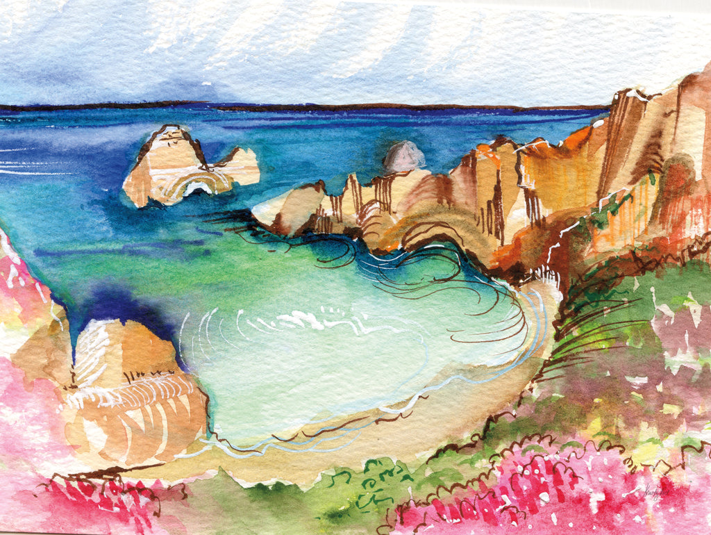 Reproduction of Crystal Cove by Kristy Rice - Wall Decor Art
