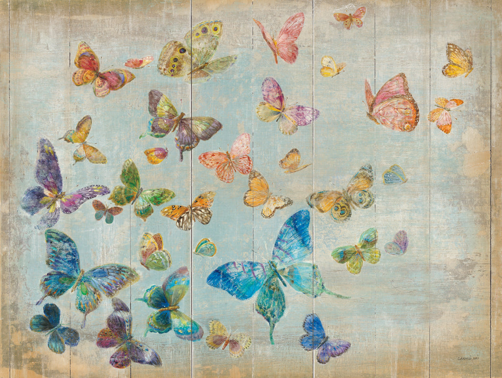 Reproduction of Butterflies by Danhui Nai - Wall Decor Art