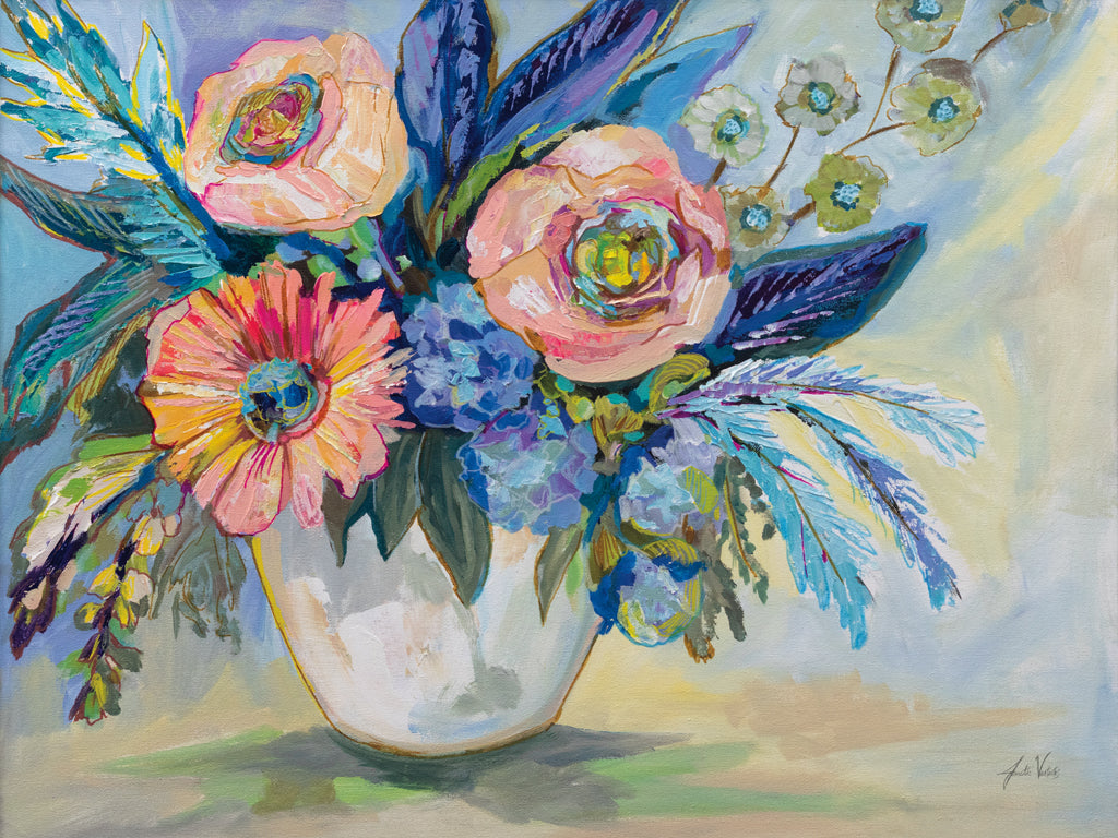 Reproduction of Garden Love by Jeanette Vertentes - Wall Decor Art