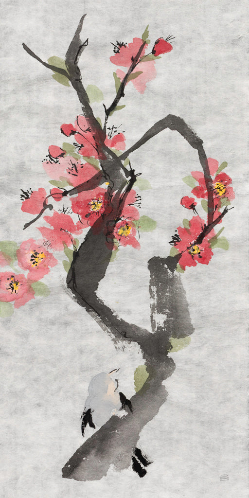 Reproduction of Pink Plum I by Chris Paschke - Wall Decor Art