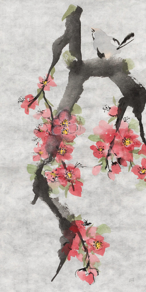 Reproduction of Pink Plum II by Chris Paschke - Wall Decor Art