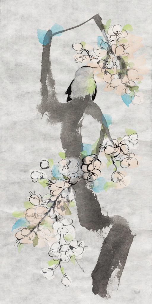 Reproduction of White Plum II by Chris Paschke - Wall Decor Art