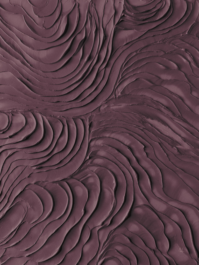 Reproduction of Birds Eye View Plum by Sarah Adams - Wall Decor Art