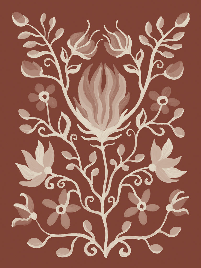 Reproduction of Illuminated Floral II by Yvette St. Amant - Wall Decor Art