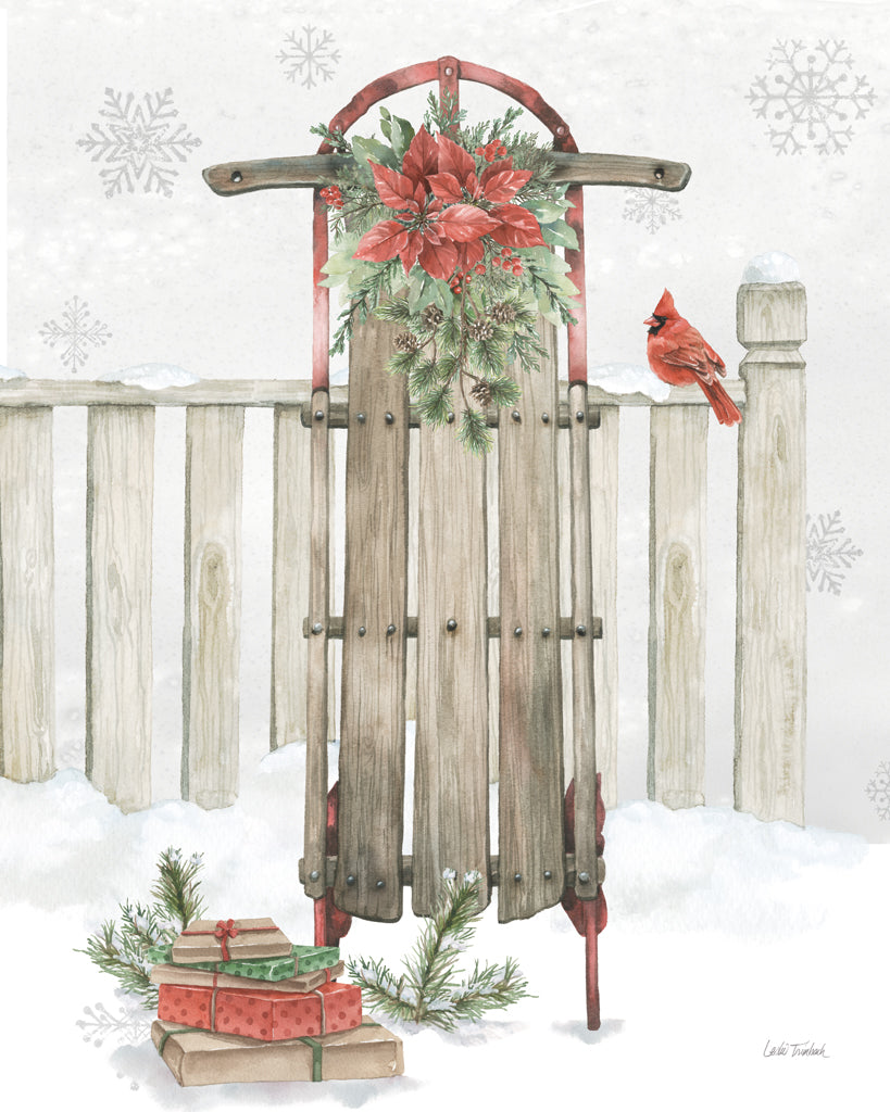 Reproduction of Feathered Festivities IX by Leslie Trimbach - Wall Decor Art