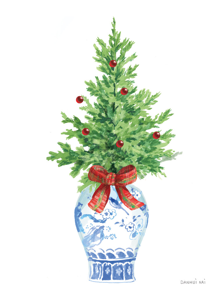 Reproduction of Chinoiserie Christmas I by Danhui Nai - Wall Decor Art