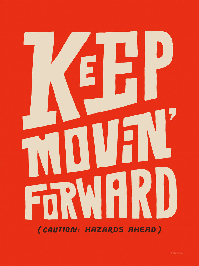 Reproduction of Motivation Mantra I v2 by Michael Mullan - Wall Decor Art