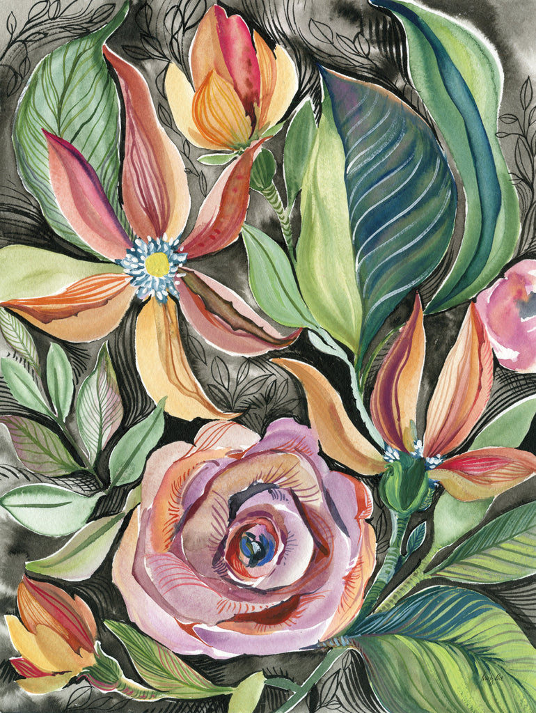 Reproduction of Whimsical Garden by Kristy Rice - Wall Decor Art