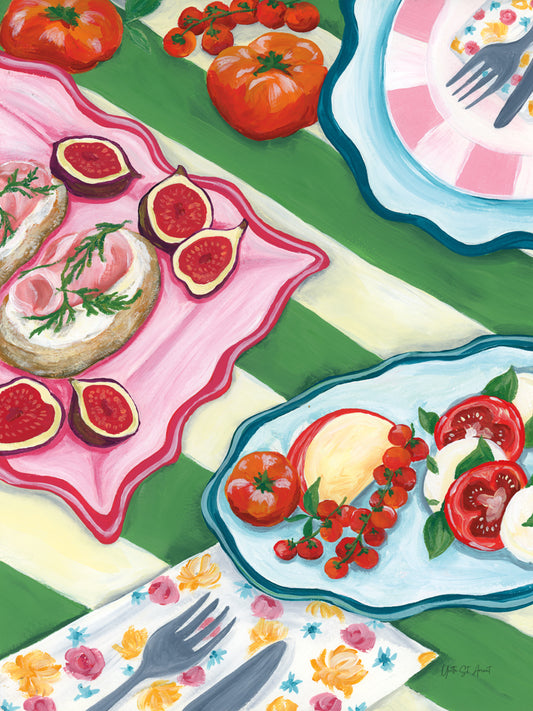 Reproduction of Brunch II by Yvette St. Amant - Wall Decor Art