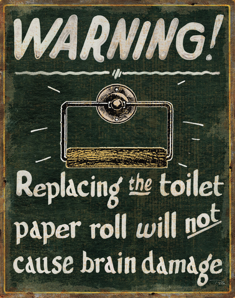 Reproduction of Funny Signs Paper Roll by Pela Studio - Wall Decor Art