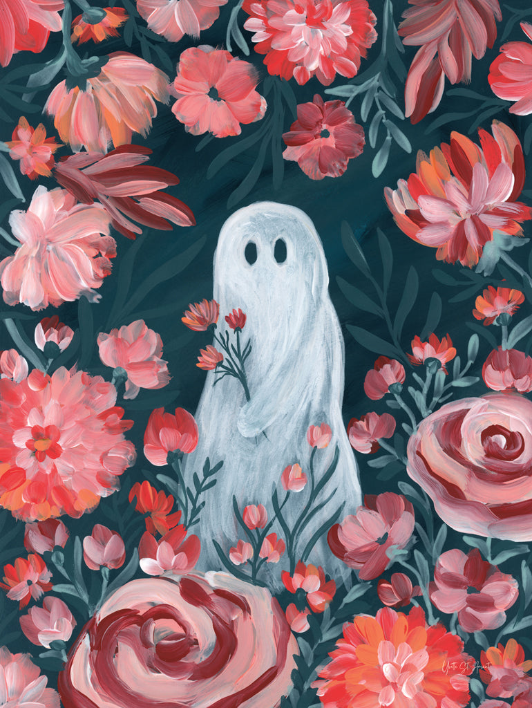 Reproduction of Ghost Among the Flowers by Yvette St. Amant - Wall Decor Art