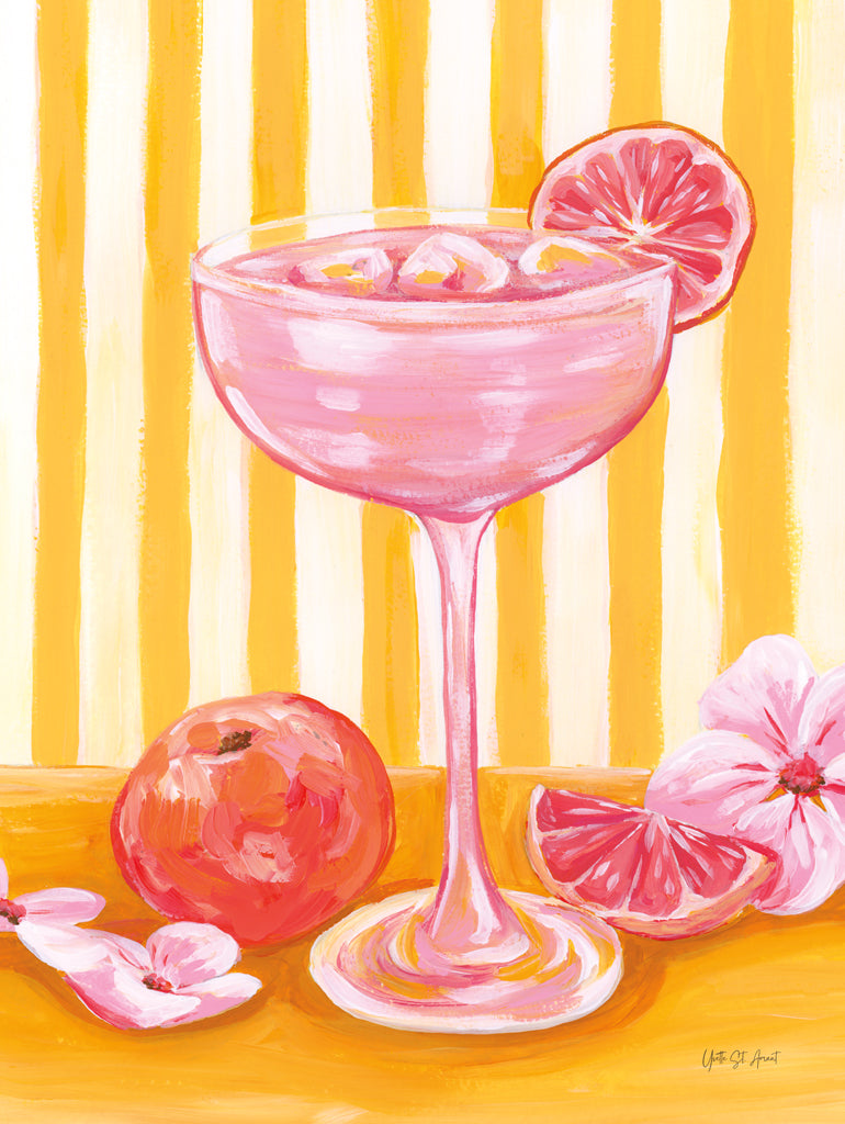 Reproduction of Pink Paloma by Yvette St. Amant - Wall Decor Art