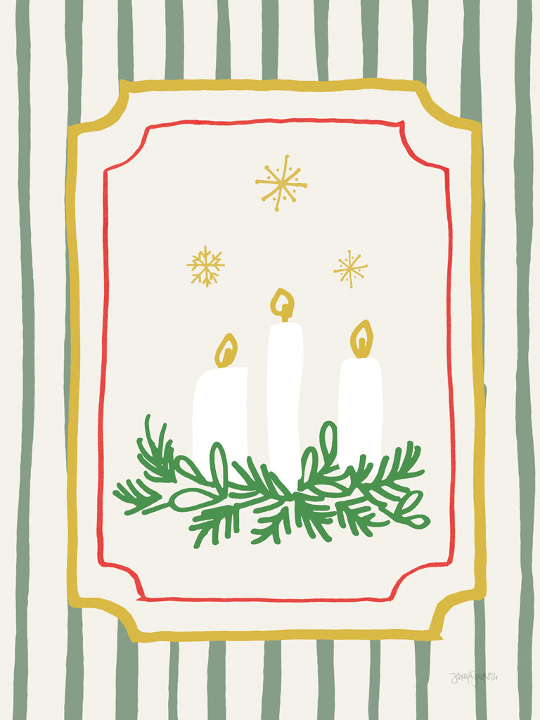 Reproduction of Christmas Doodle III by Jenaya Jackson - Wall Decor Art