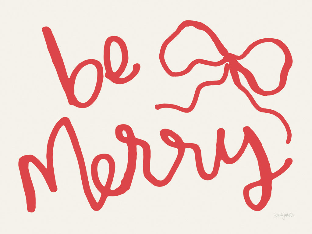 Reproduction of Christmas Doodle X by Jenaya Jackson - Wall Decor Art