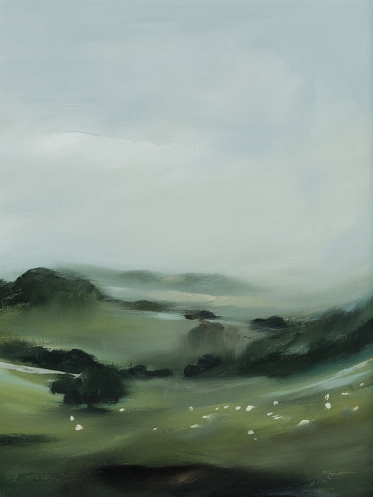 Reproduction of The Company of Sheep by Maggie Sackmann - Wall Decor Art