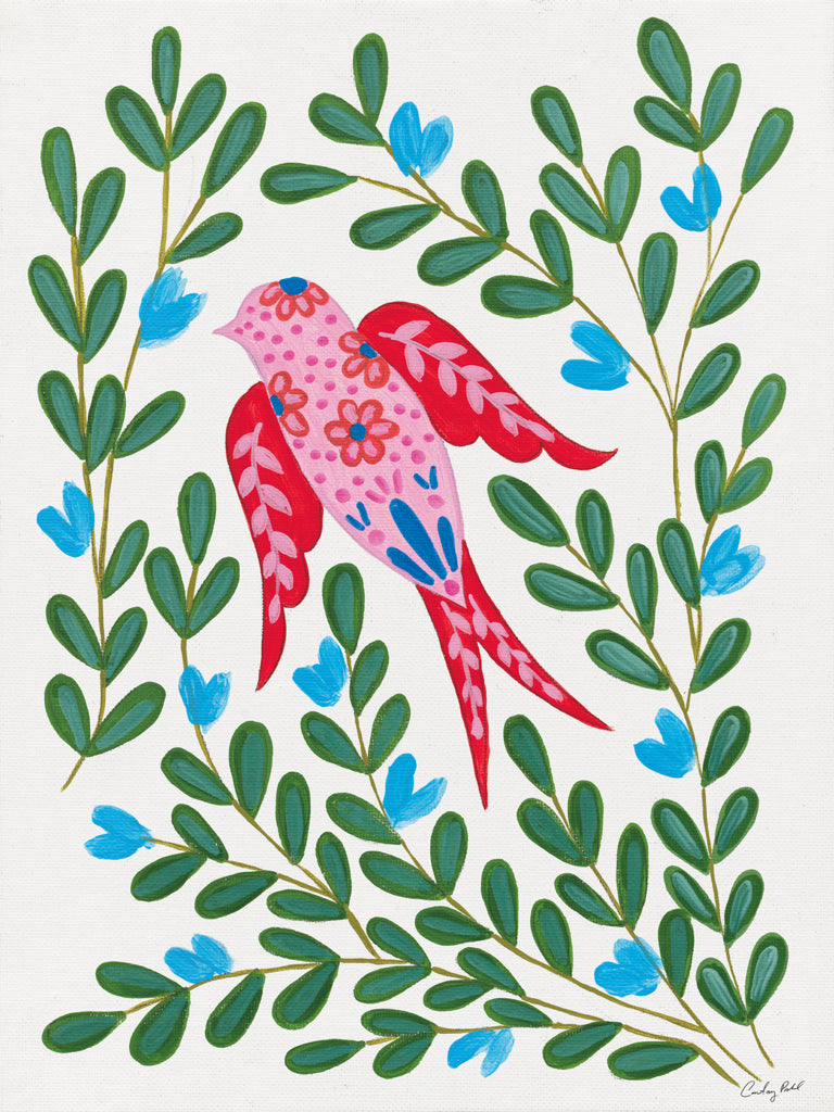 Reproduction of Folk Flight II by Courtney Prahl - Wall Decor Art