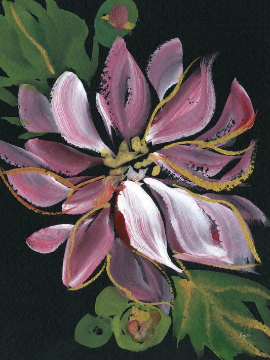 Reproduction of Gilded Garden I by Kristy Rice - Wall Decor Art