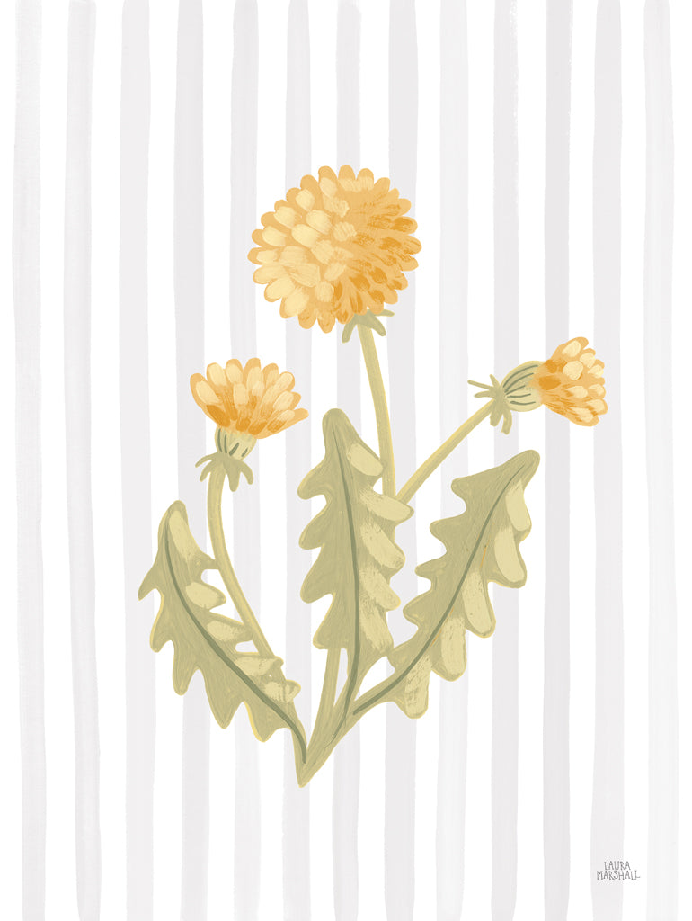 Reproduction of Spring Garden Dandelion by Laura Marshall - Wall Decor Art