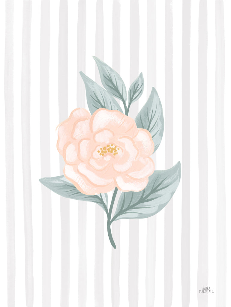 Reproduction of Spring Garden Peony by Laura Marshall - Wall Decor Art